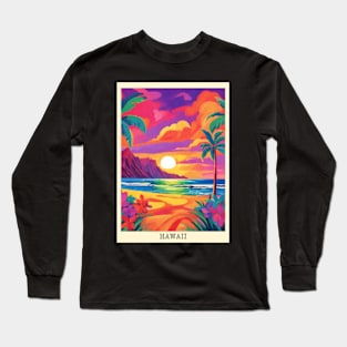 fauvism art of Hawaii usa 2 Long Sleeve T-Shirt